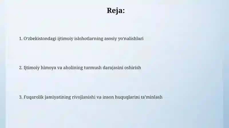 Ta'lim sohasidagi islohotlar 2