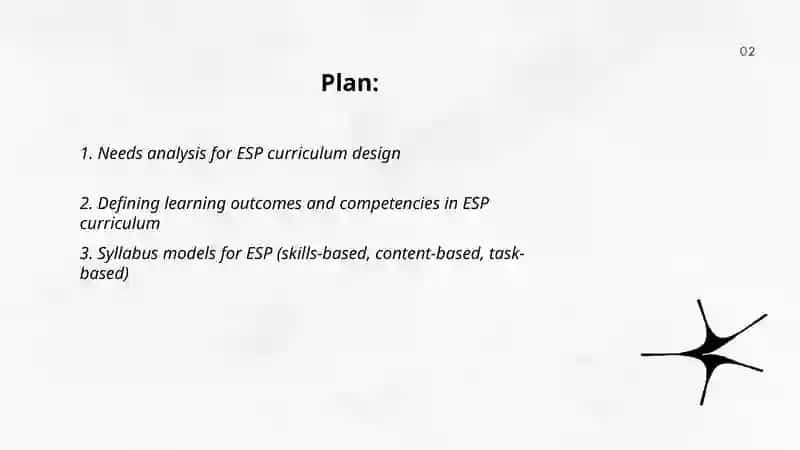 ESP curriculum 2