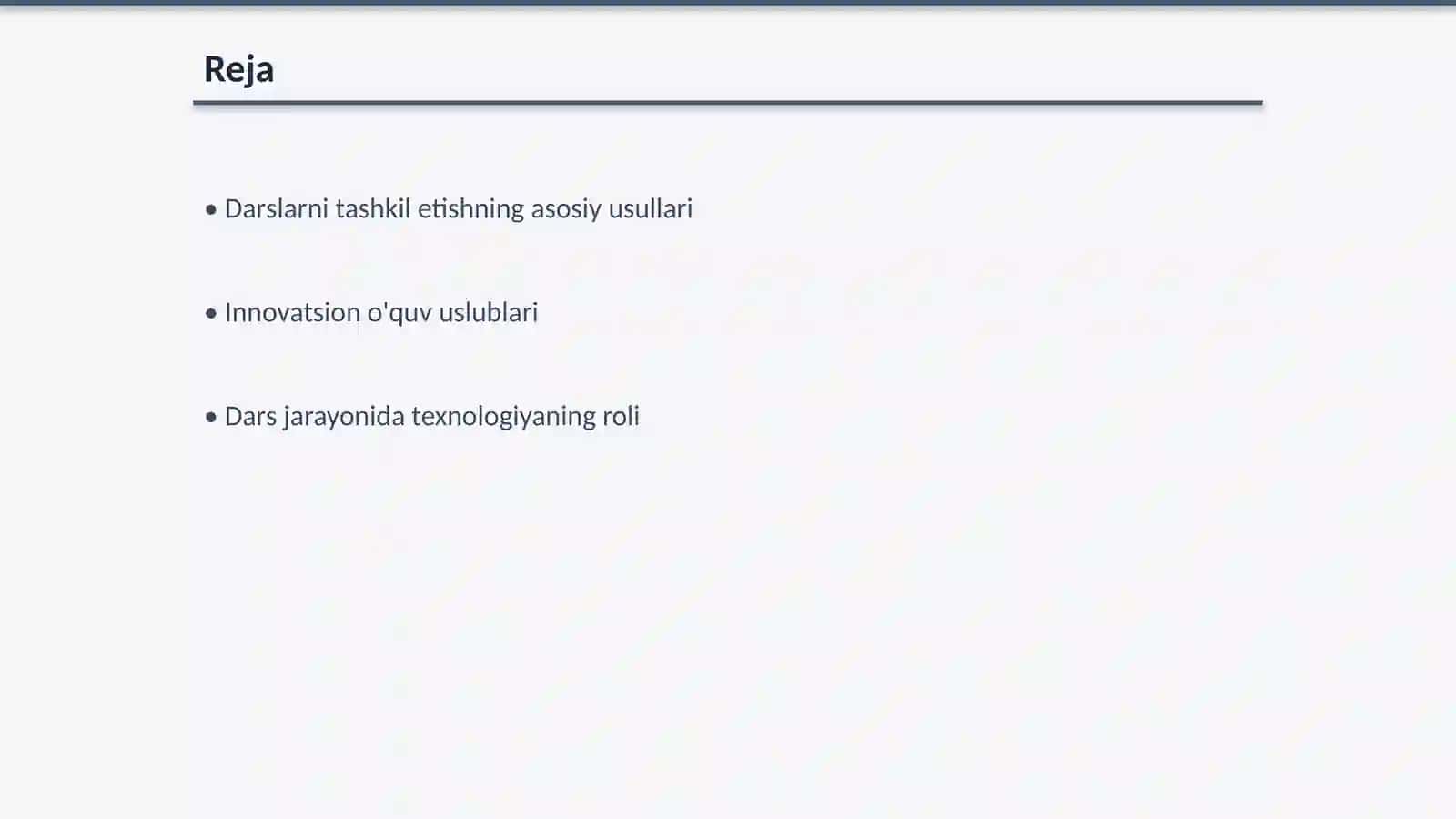 Texnologiya darslarini tashkil qilish shakllari 2