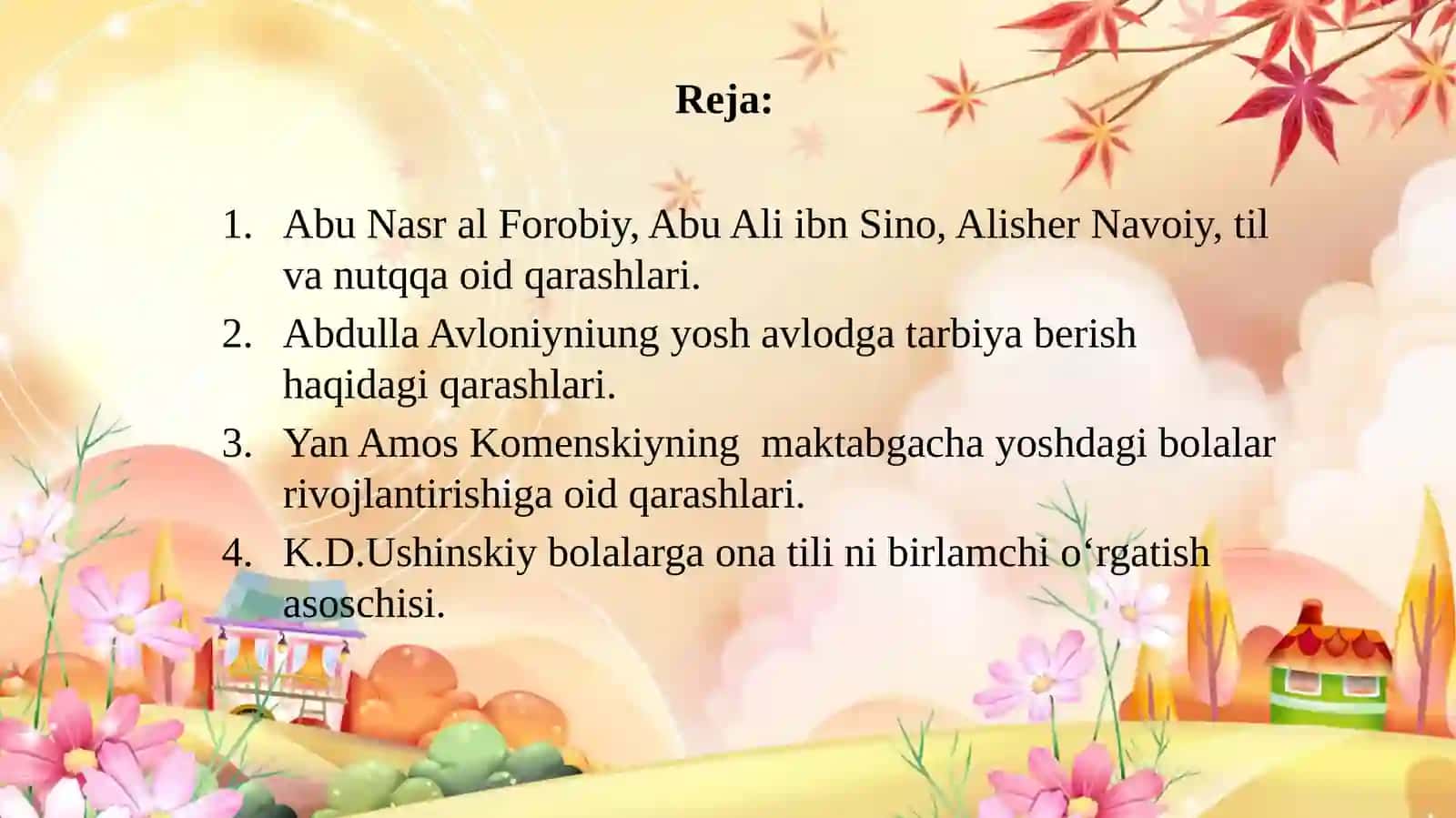 Sharq mutafakkirlarining pedagogik qarashlari va ustoz murabbiyga qo'ygan talablari 2