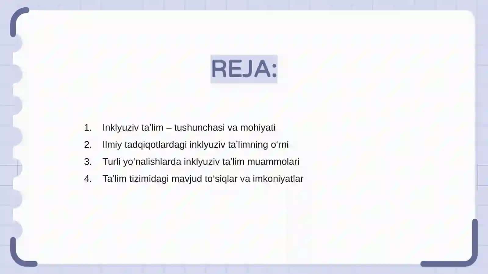 Inklyuziv talim muammolarini organish 2
