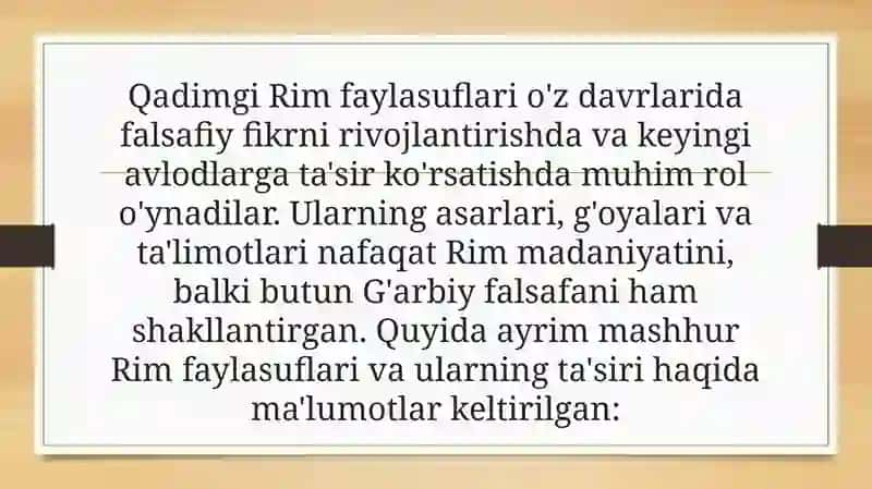 Qadimgi Rim faylasuflari, yozuvchilari va shifokorlari, anatomik iboralarning tarjimasi. 2