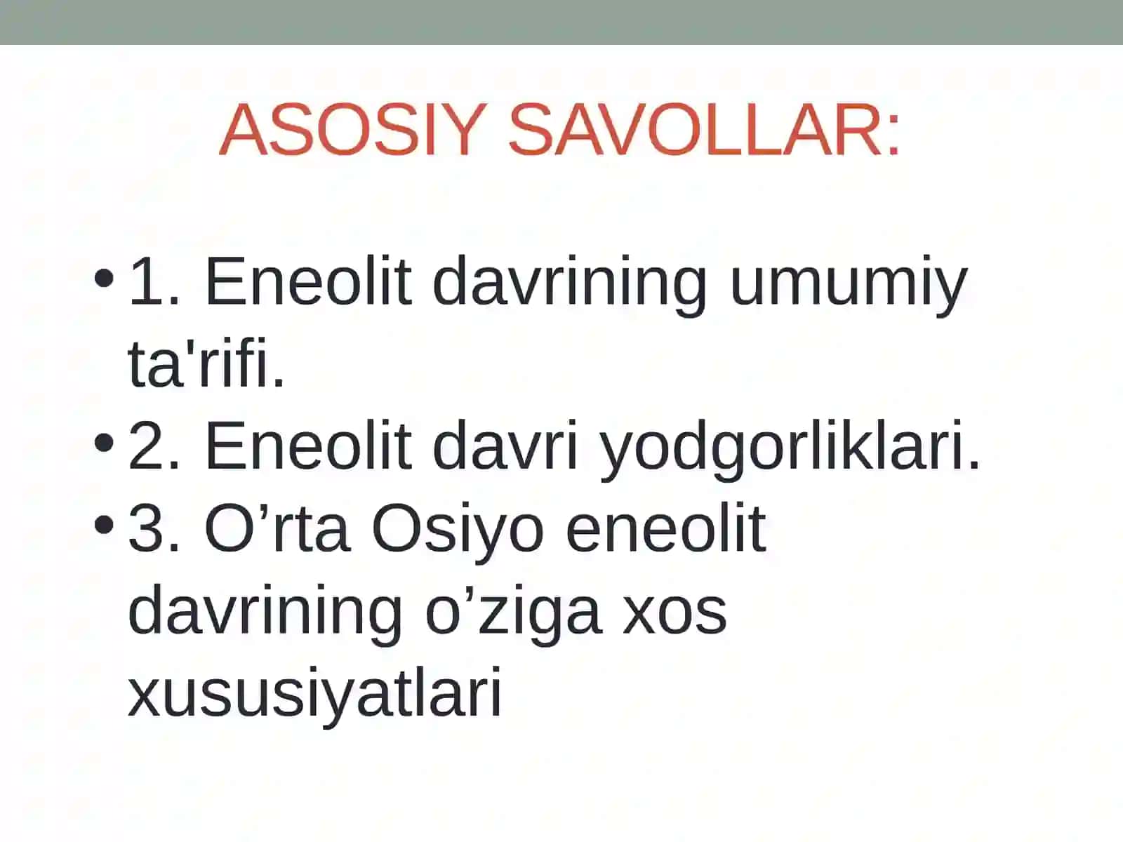 Eneolit davri 2