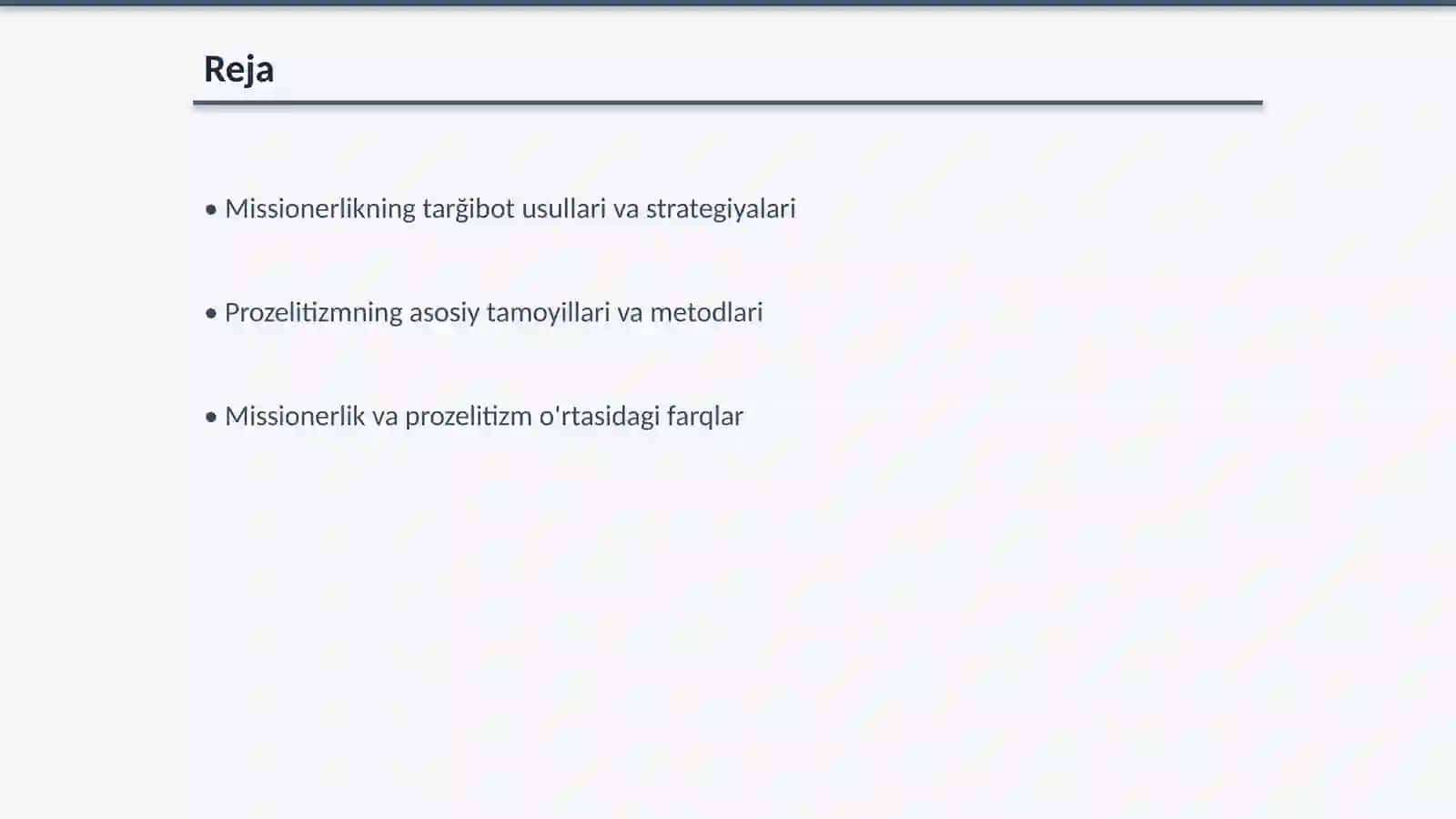 Missionerlik va prozelitizmning tarğibot usul va vositalari 2