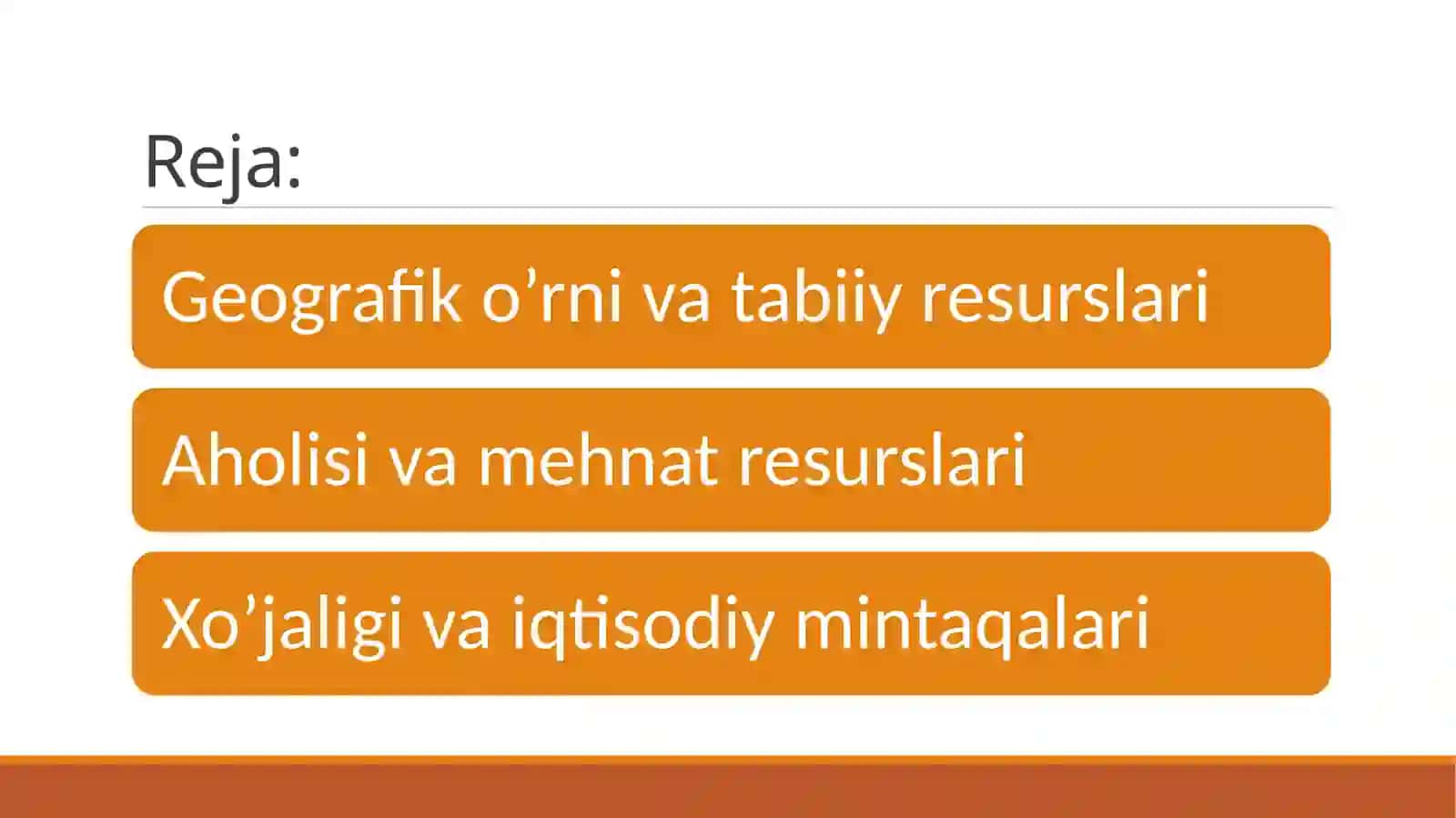 Tojikiston respublikasiga iqtisodiy geografik tavsif 2