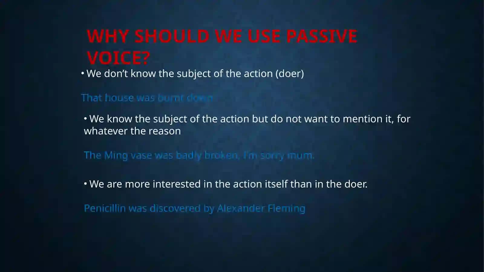 PASSIVE VOICE 2