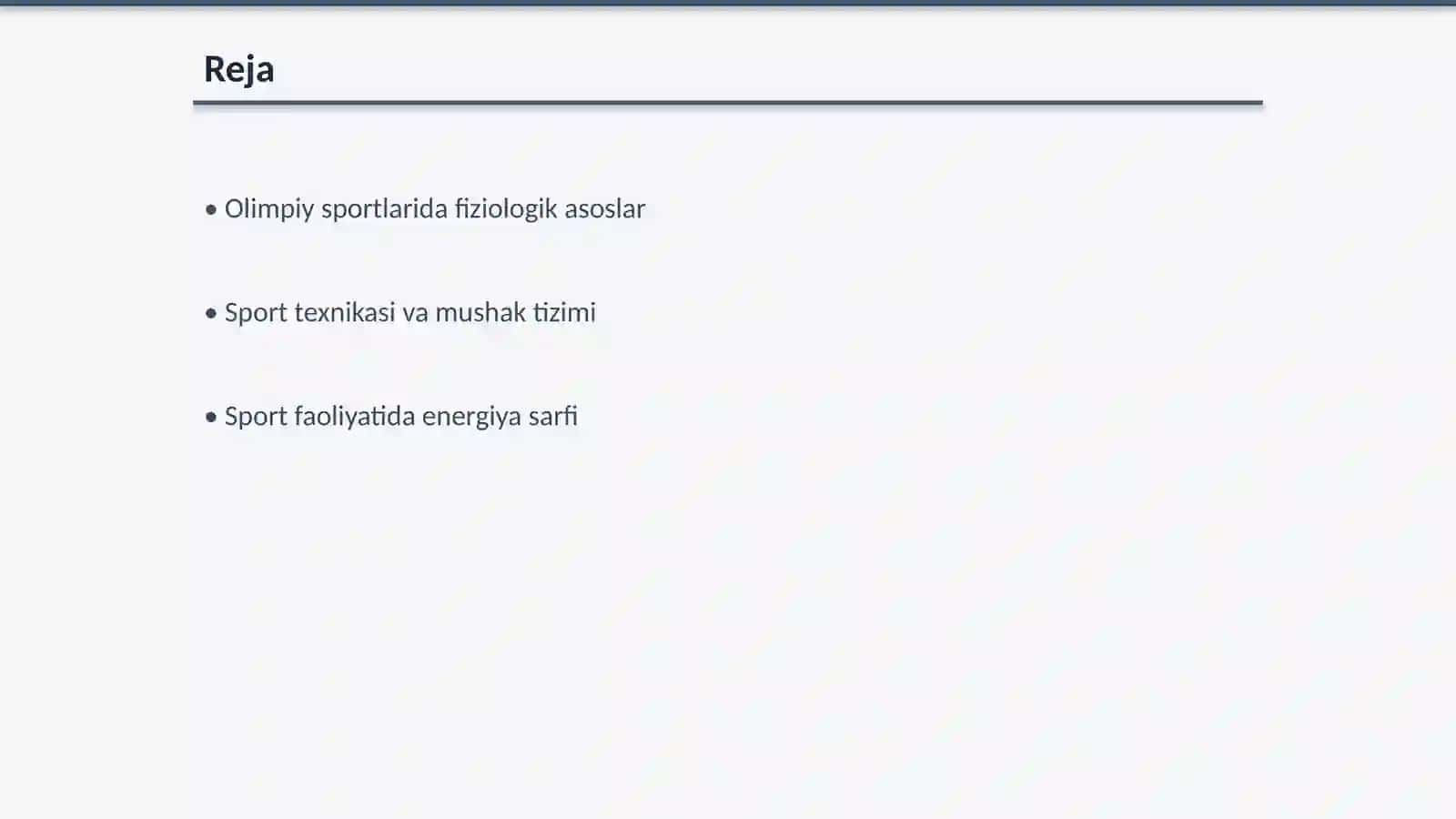 Sport texnikasini oʻrgatishning fiziologik asoslari 2