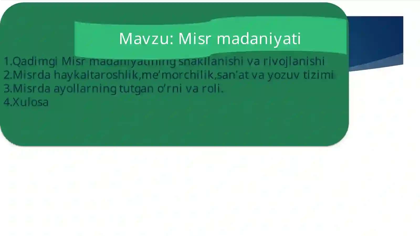 Misr madaniyati 2