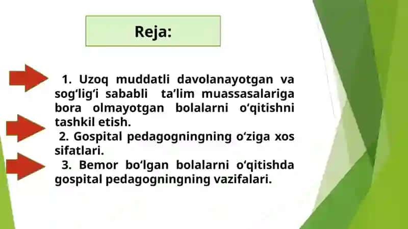 Gospital pedagogikaga jalb etiluvchi bolalarga taʼlim-tarbiya berishda kreativ yondashish 2