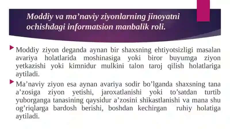 Jinoyatnianiqlash Psixologiyasi 2