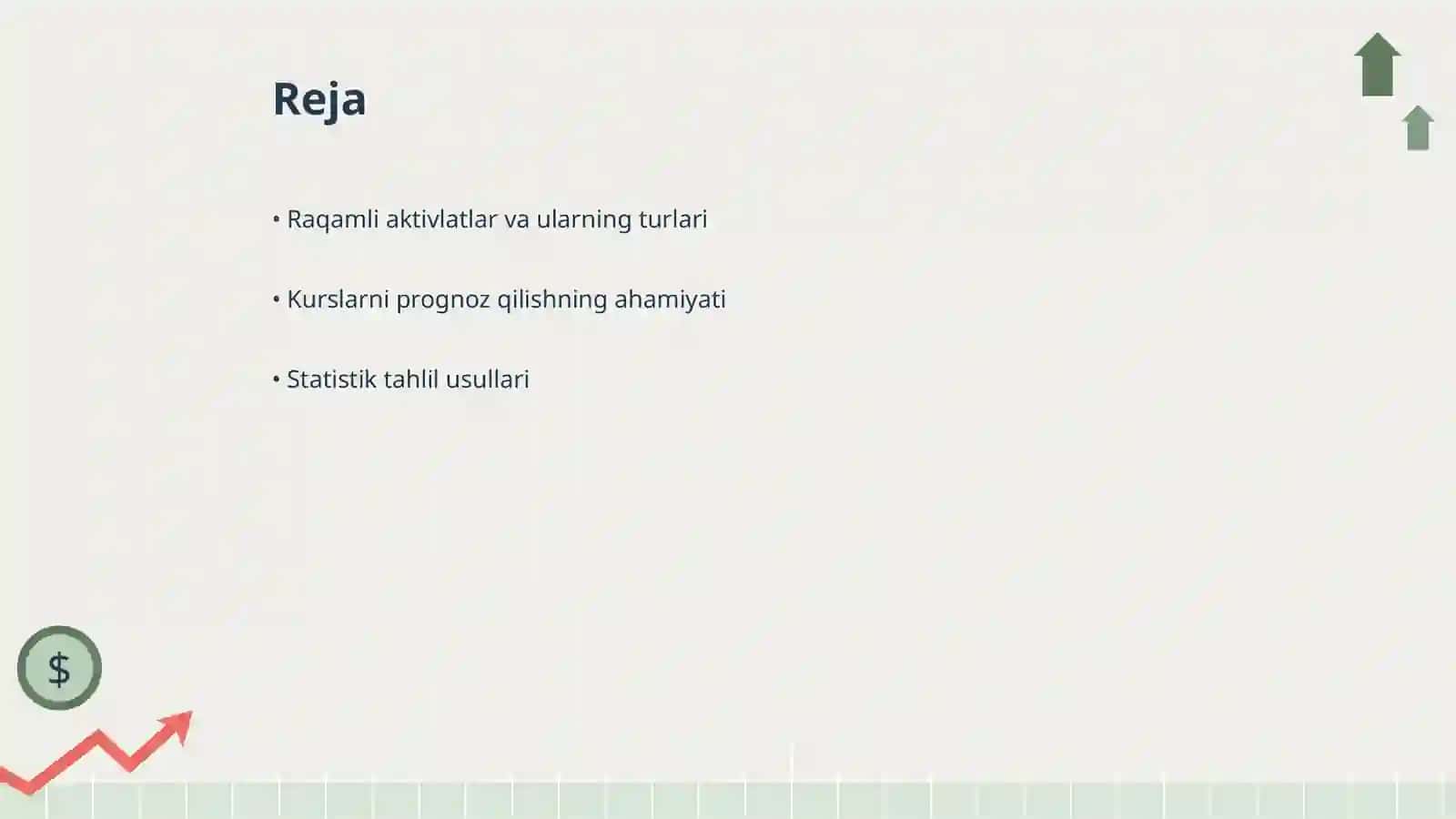 Raqamli aktivlat savdosida kurslrni prognoz qilish usullari 2