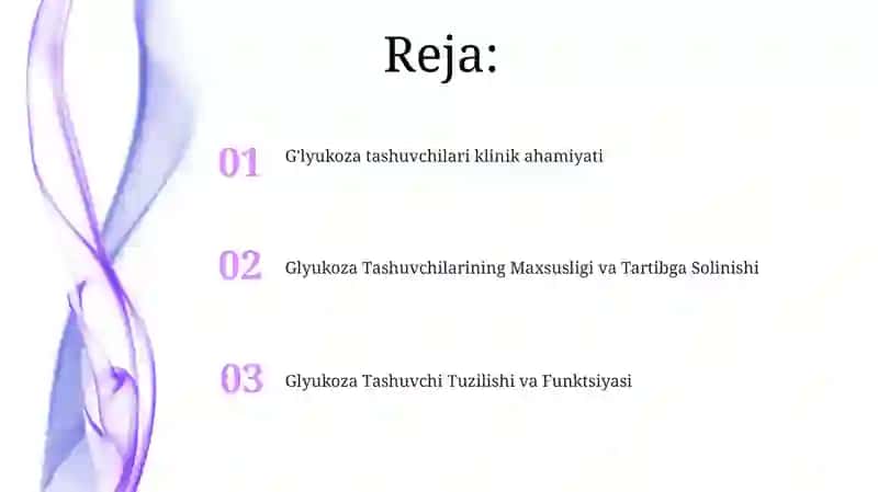 Glyukoza tashuvchilari klinik ahamiyati 2