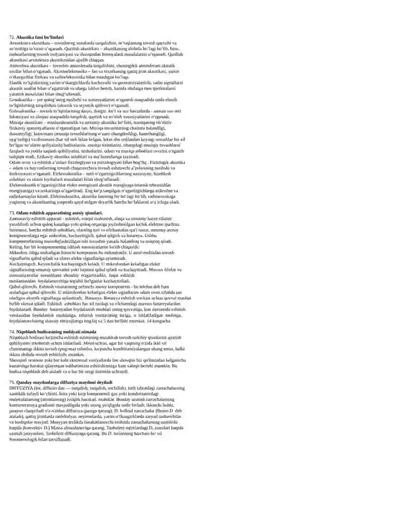 Signalning birinchi parametrlari 2