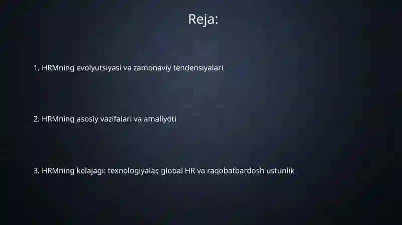Zamonaviy sharoitlarda inson resurslarini boshqarishning tutgan urni 2