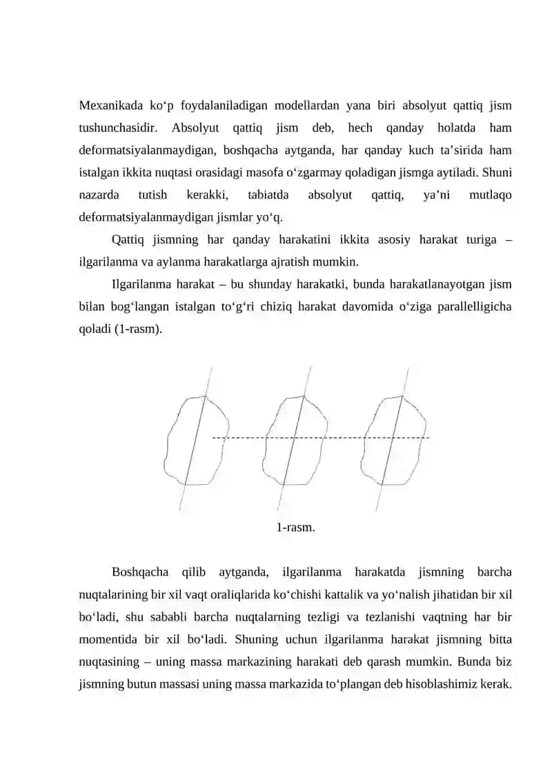Qattiq jismning harakati.Kuch Momenti 2