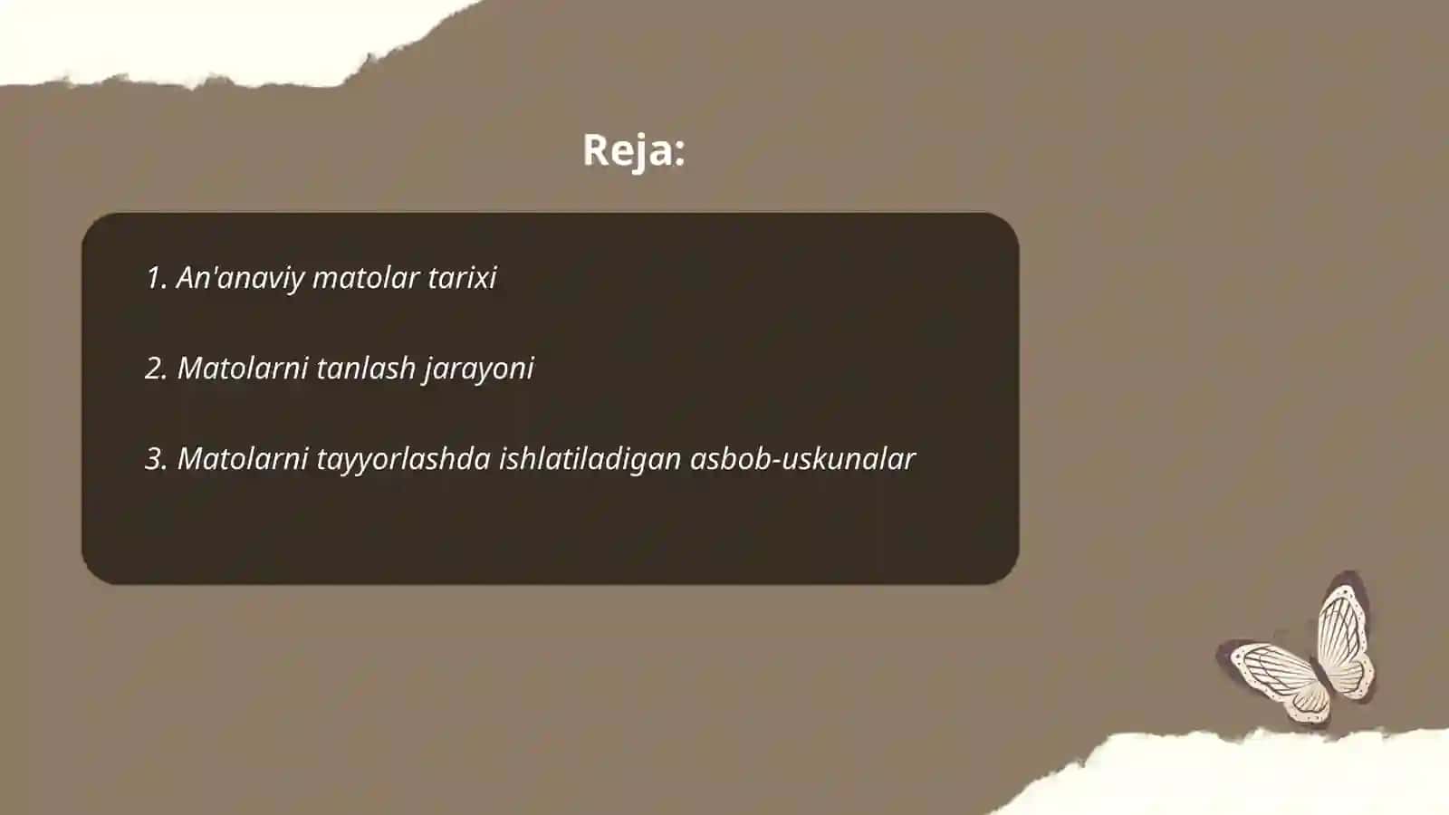 An'anaviy matolardan kiyim tayyorlash texnologiyasi 2