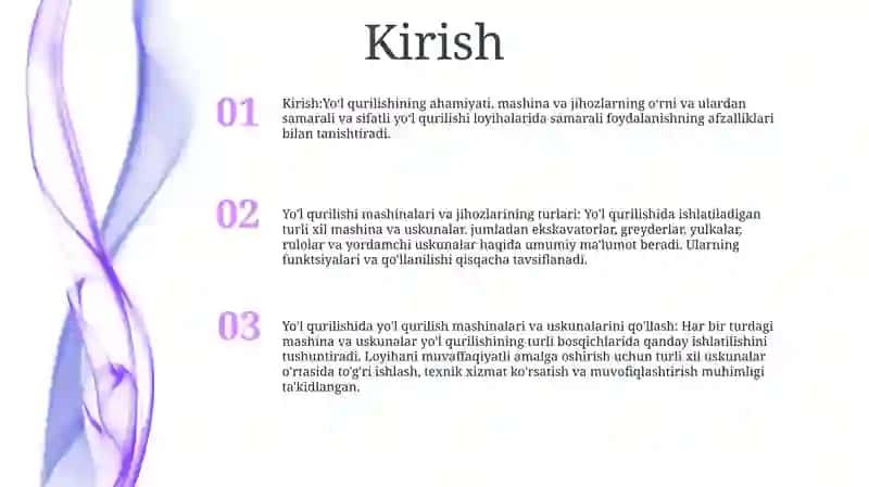 Yo'L Qurilish Mashinalari Va Jihozlarini Yo'L Qurilishda Qo'Llanilishi 2