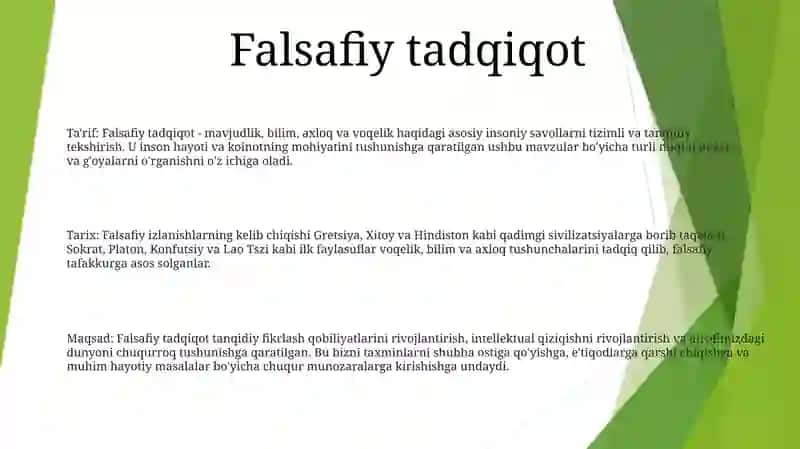 Falsafiy Funksilari 2