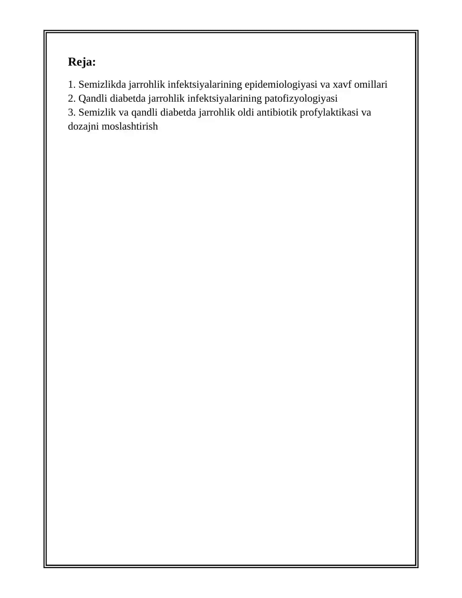 SEMIZLIKDA JARROHLIK INFEKTSIYANI DAVOLASH 2