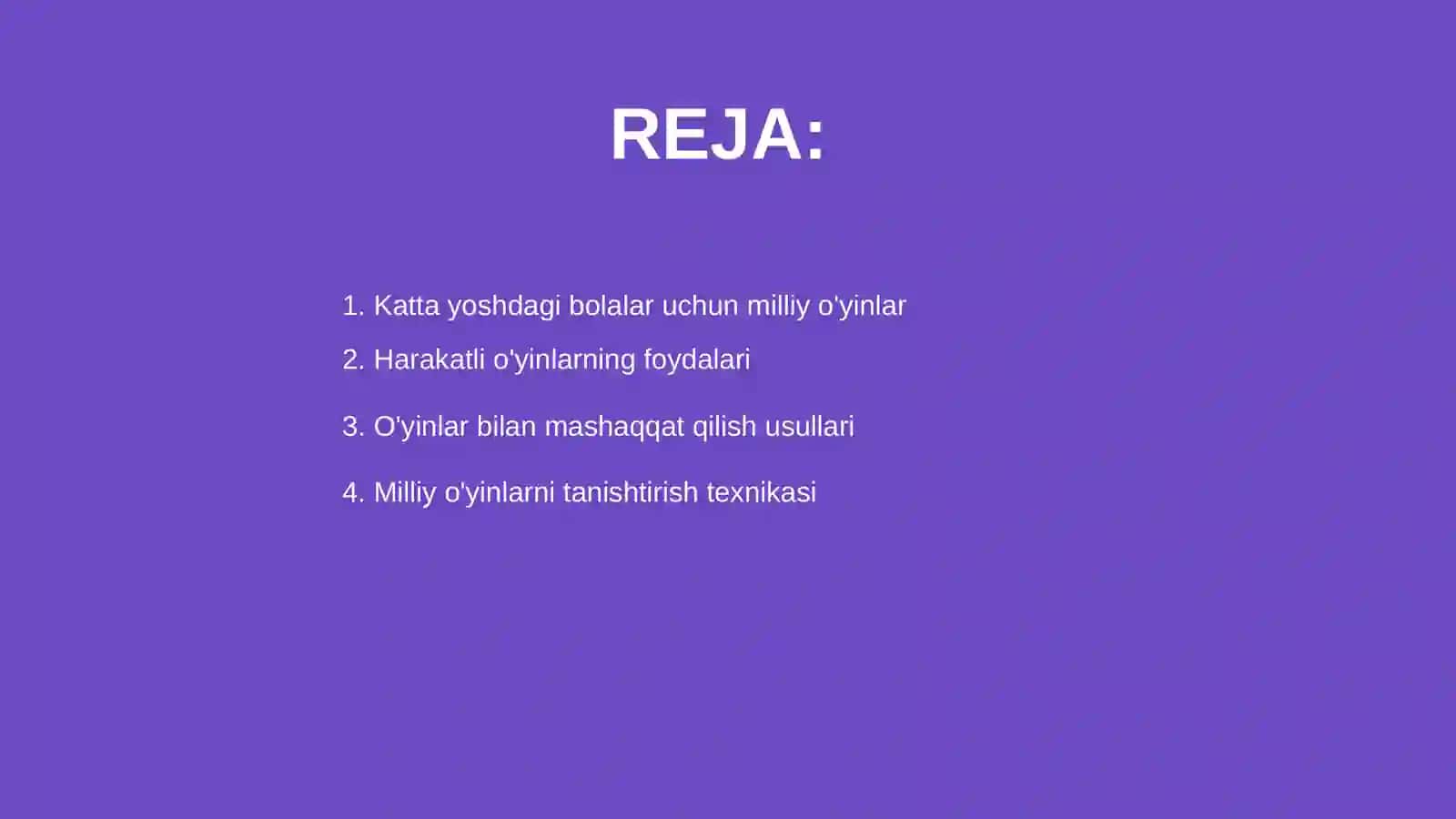 Katta yoshdagi bolalarga beriladigan milliy va harakatli o'yinlarni o'rgatish 2