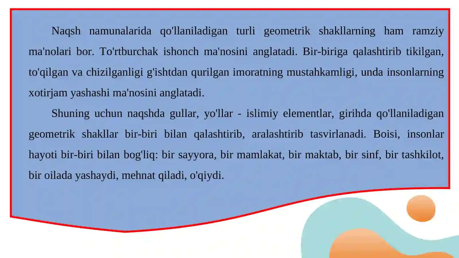 Amaliy bezak san'atining obrazli tizimi 2