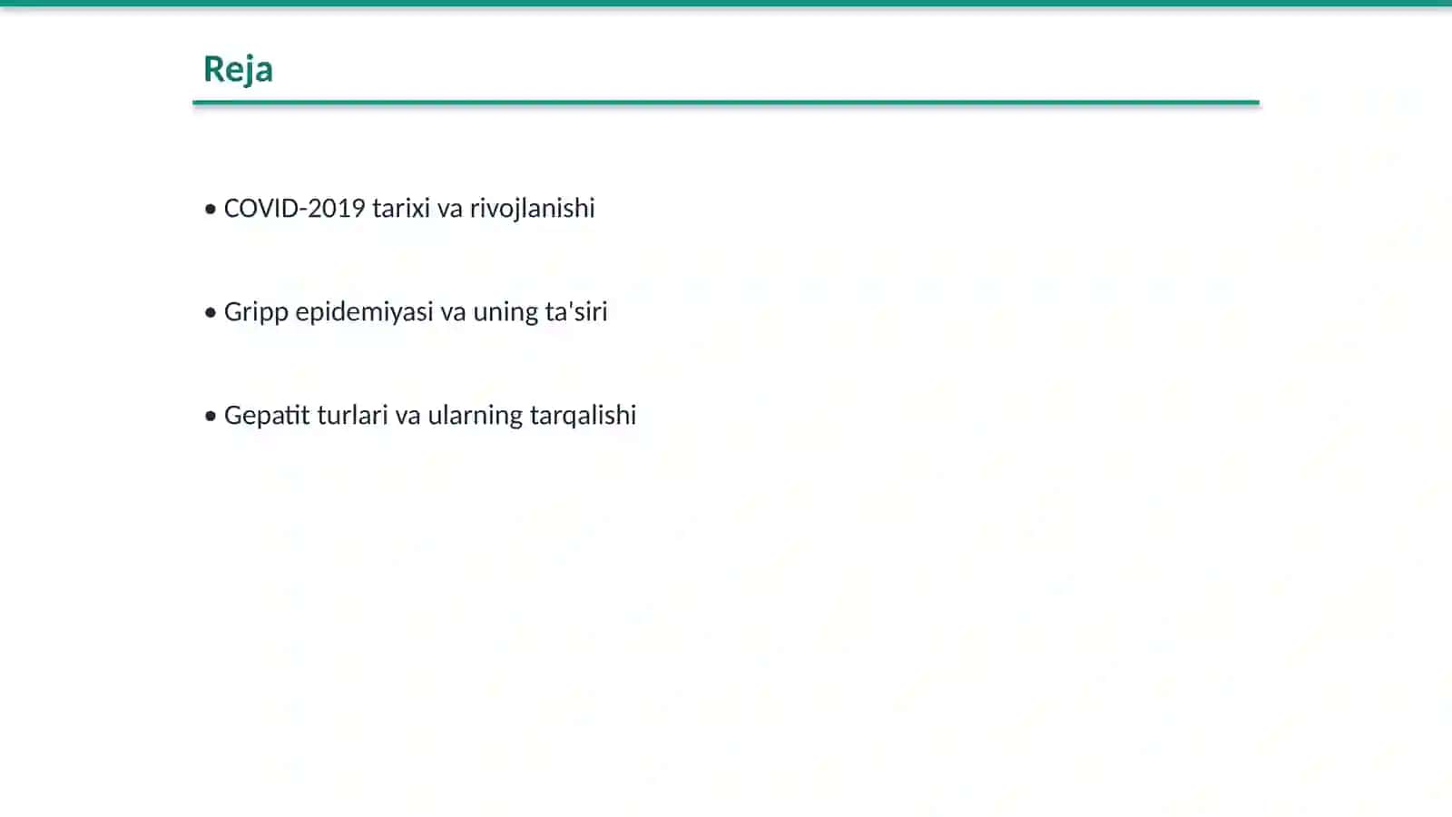COVID-2019, Gripp, gepatit va OITV/OITS – XXI asr muammolari 2