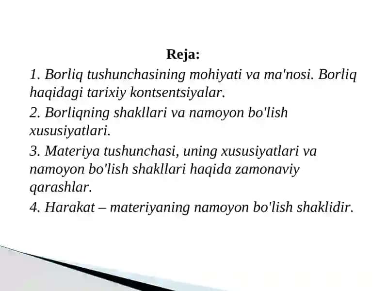 Borliqtushunchasining mohiyati va ma'nosi 2