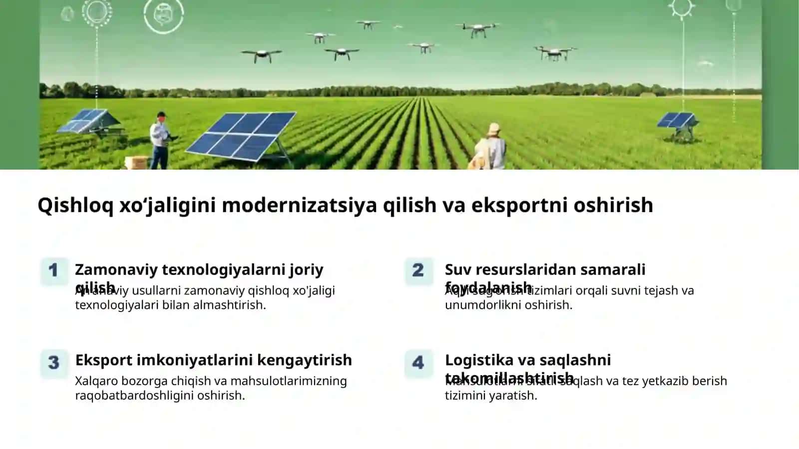 O‘zbekiston: Ijtimoiy-iqtisodiy taraqqiyot 2