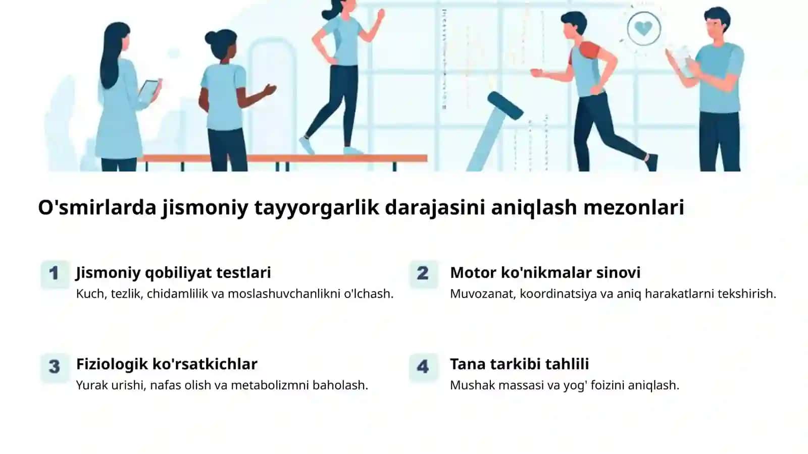 Bolalar va o'smirlar jismoniy rivojlanishi nazorati 2
