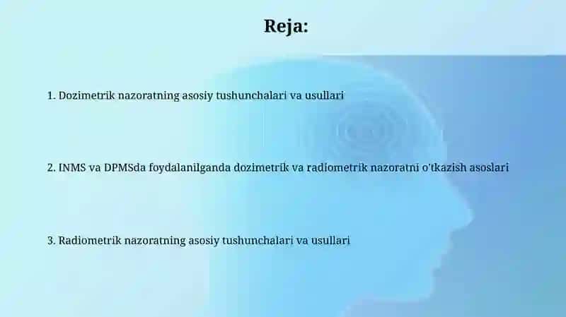 Dozimetrik va radiometrik nazorat 2