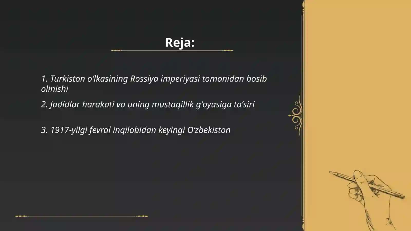 Oʻzbekistonda mustaqillik gʻoyalarining tarixiy asoslari 2