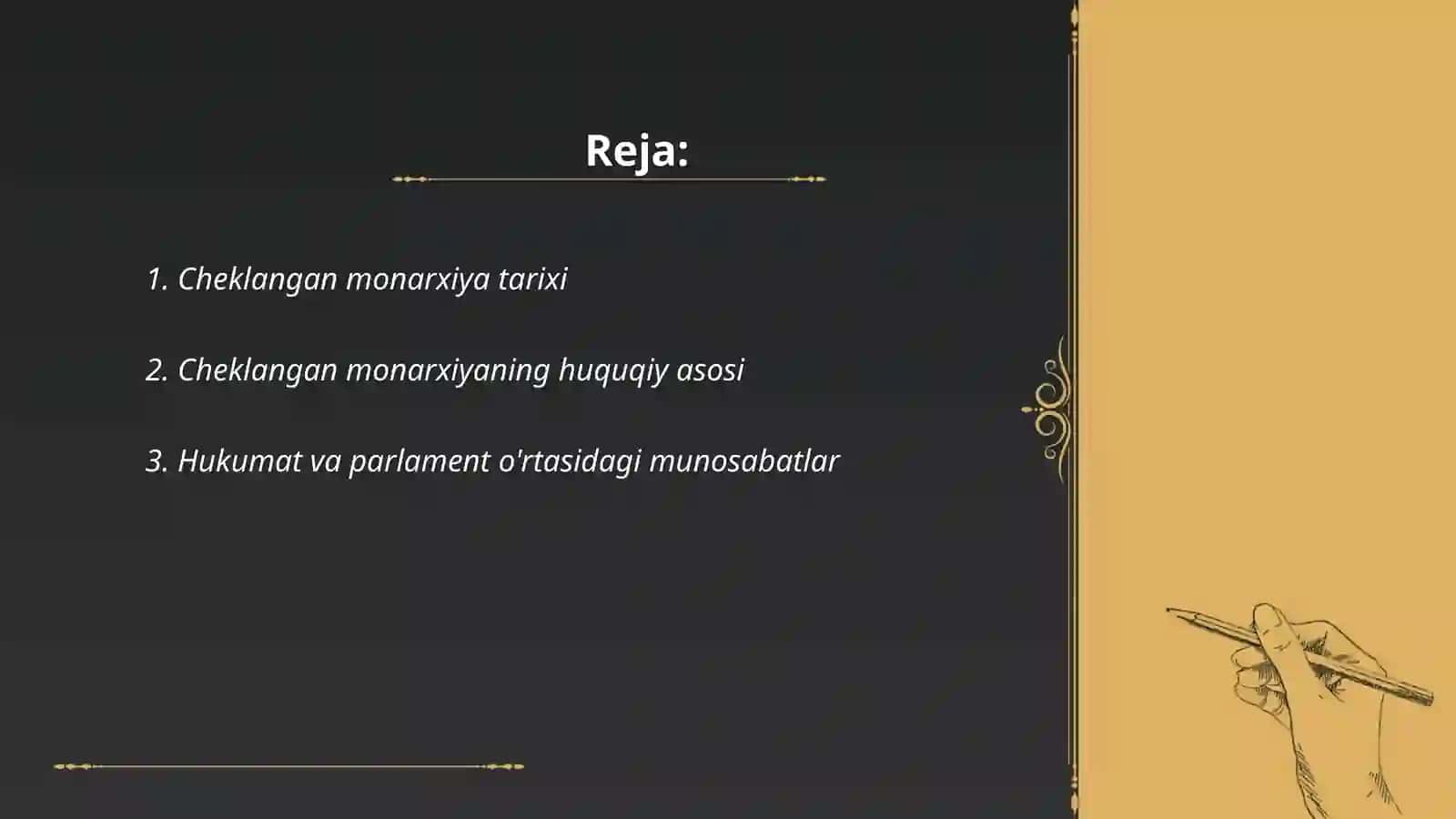 Cheklangan monarxiya 2