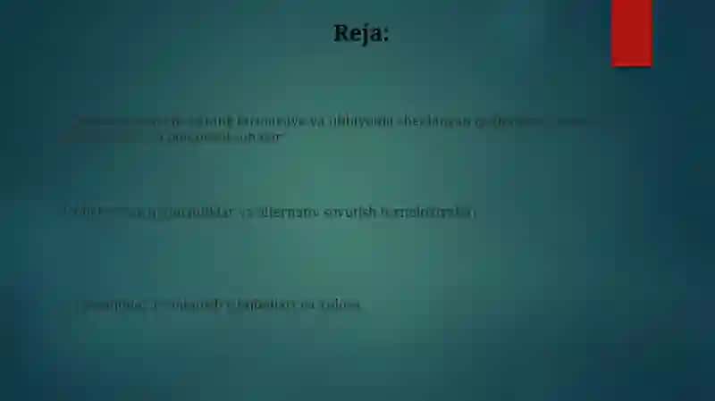 Joule-Tomson effektining farmatsiya va tibbiyotda past qoʻlanmasi 2