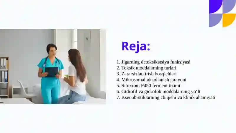 TOKSIK MODDALARNI JIGARDA ZARARSIZLANTIRISH: BIOKIMYOVIY ASOSLAR 2
