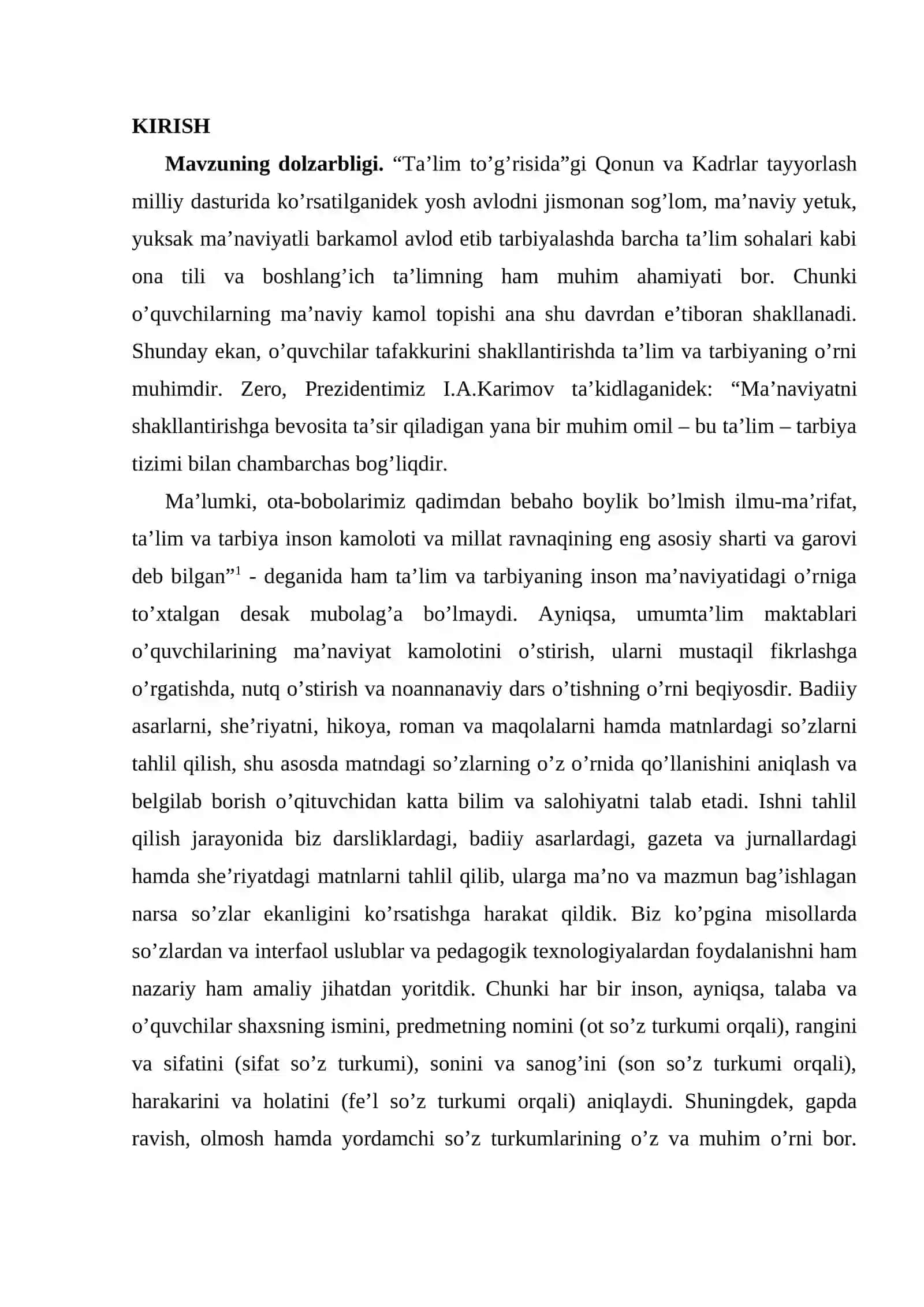 O'quvchilar so'z boyligini nutqiy vaziyatlar orqali oshirish usullari 2