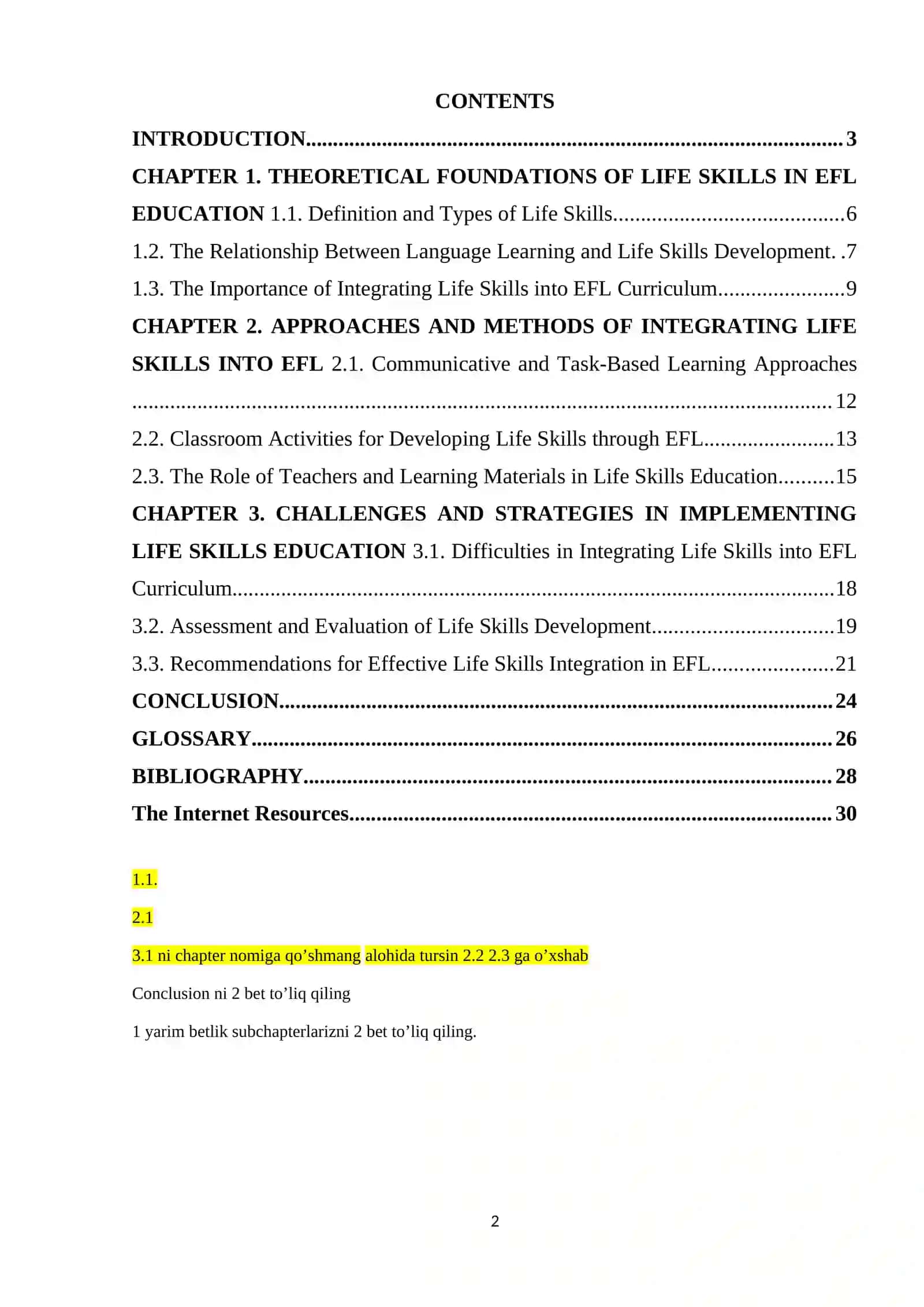 THEORETICAL FOUNDATIONS OF LIFE SKILLS IN EFL EDUCATION 2