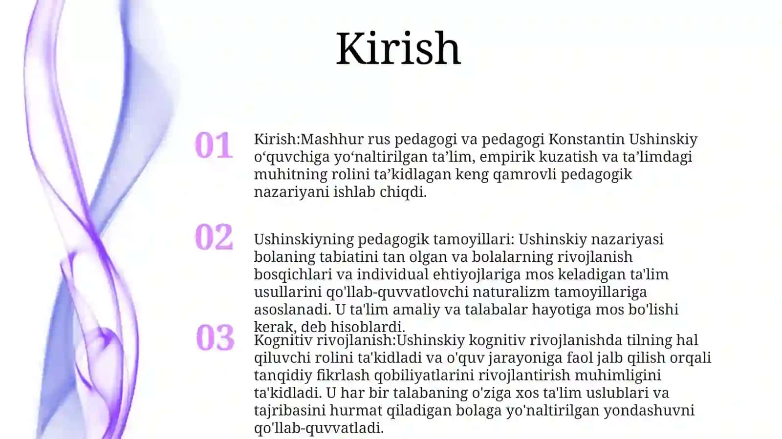 Ushinskiyning Pedagogik Nazaryasi 2