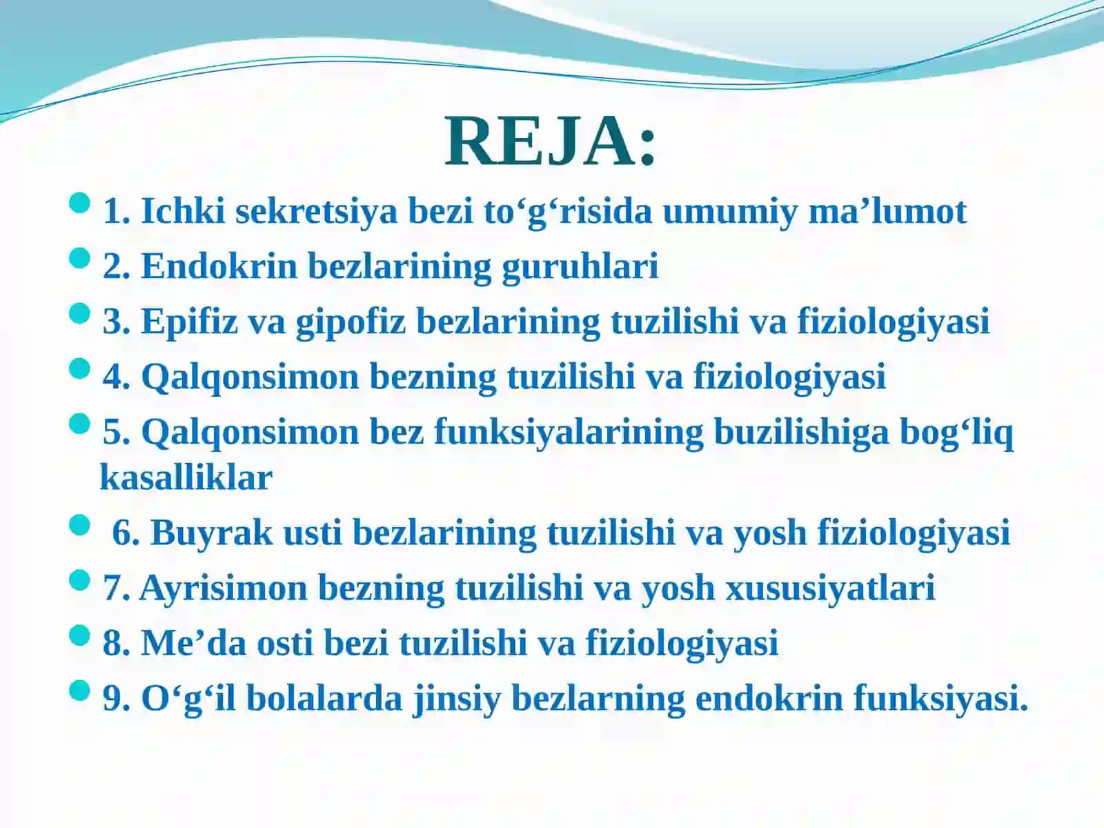 Ichki sekretsiya bezlarining yoshga bog‘liq xususiyatlari va gigiyenasi 2