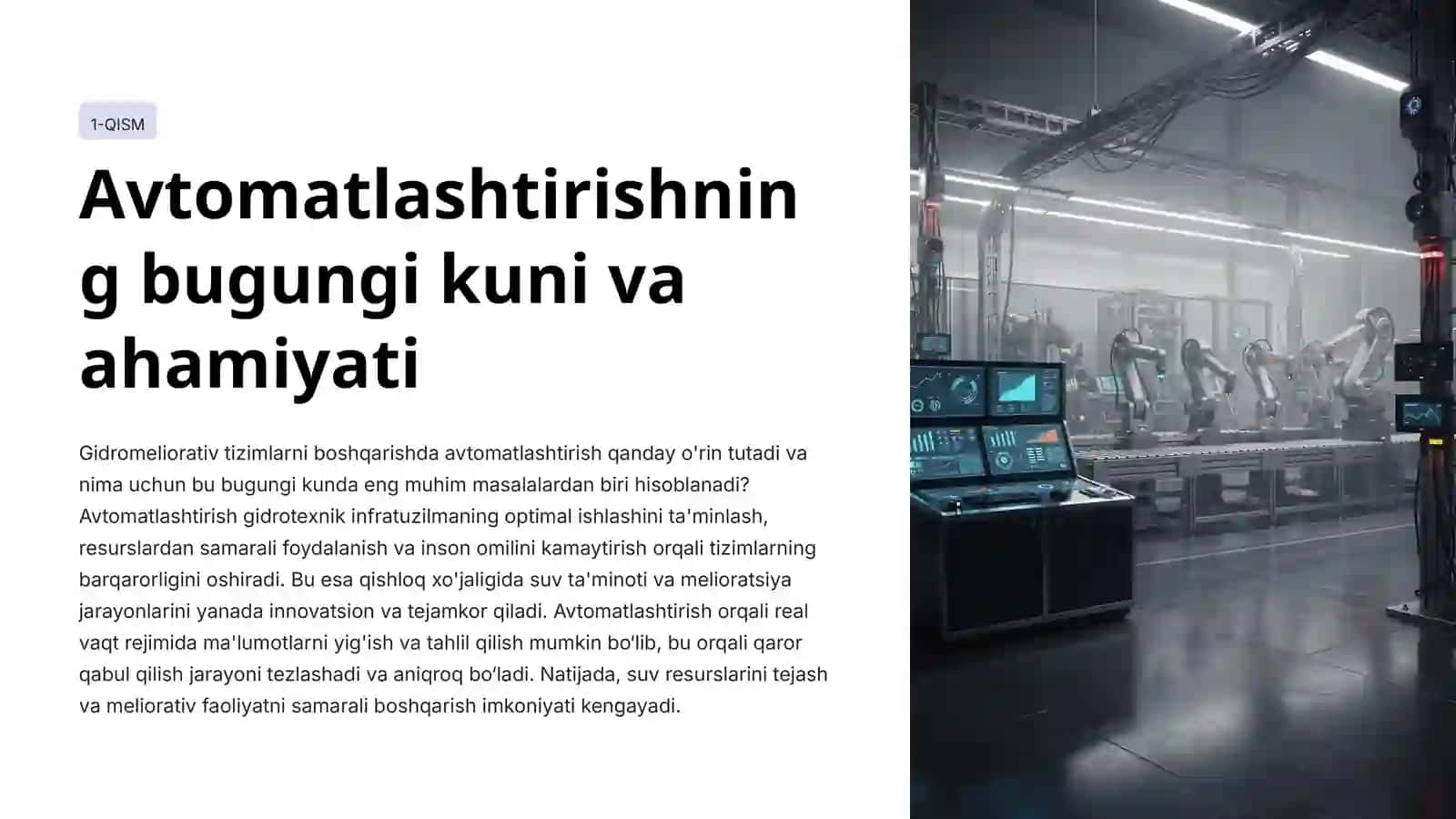 Texnologik jarayonlarni avtomatlashtirilgan boshqaruv tizimlari 2