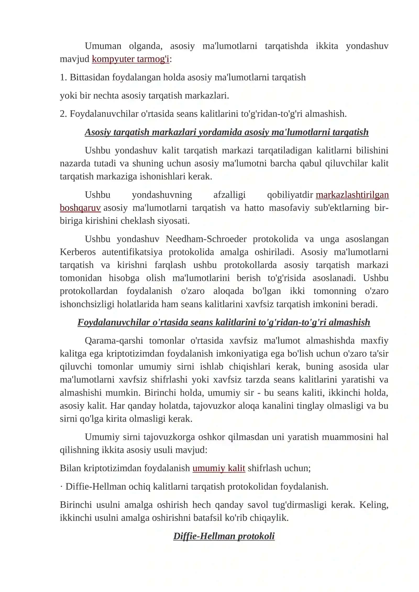 Diffi – Xellman protokoli 2