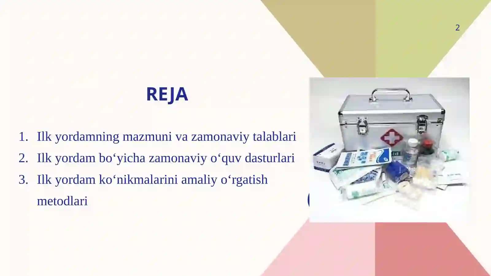 Ilk yordamning hozirgi zamon dasturlari 2