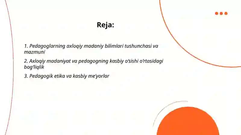 Pedagoglarning axloqiy madaniy bilimlari uning kasbiy o'sishini zaruriy komponenti sifatida 2