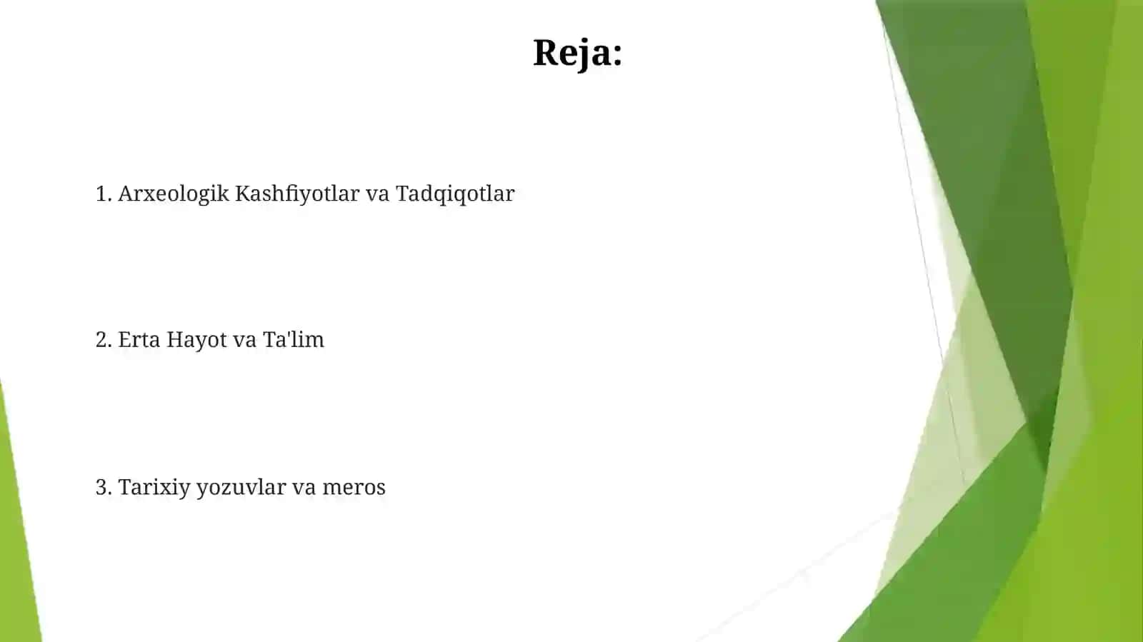 V.V.Bartoldning yurtimizni o'rganishda xizmatlari 2