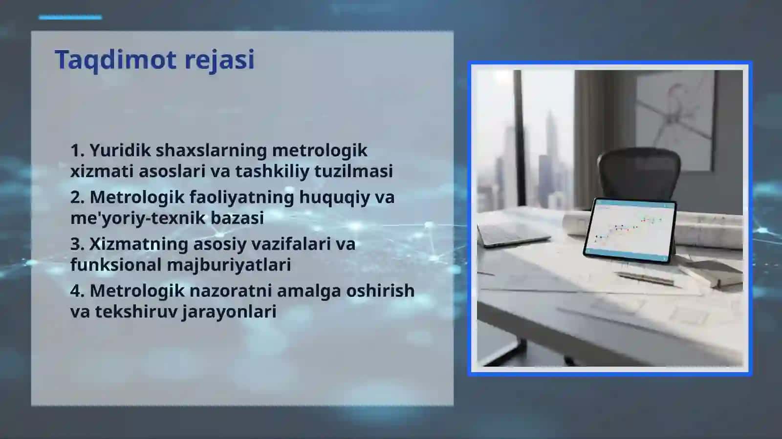 YURIDIK SHAXSLARNING METROLOGIK XIZMATI: MOHIYATI VA ISTIQBOLLARI 2