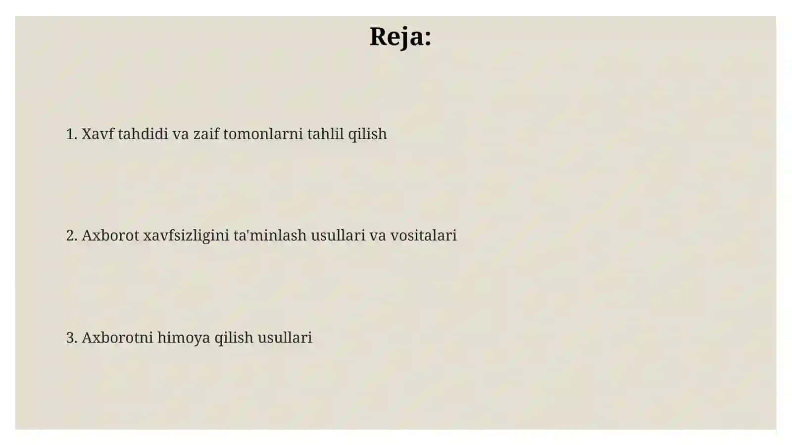 Ma'lumotlarni himoya qilish usullari 2