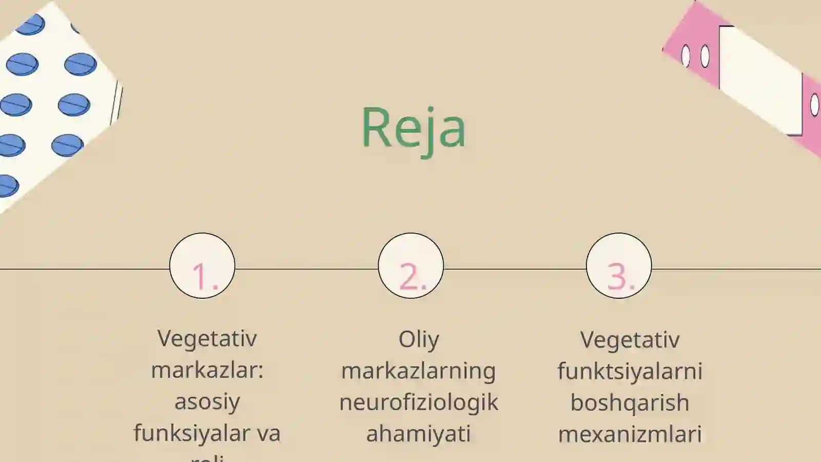 Vegetativ oliy markazlar vaularning funksional ahamiyati 2