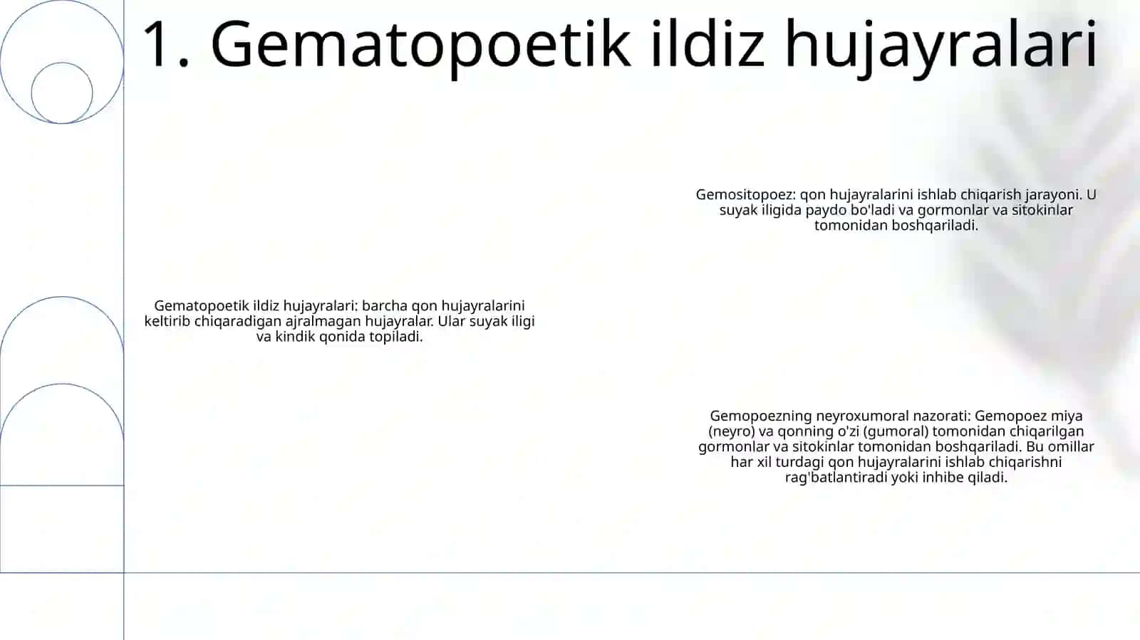 Gemositopoez. Gemositopoezning Neyrogumoral Boshqarilishi 2