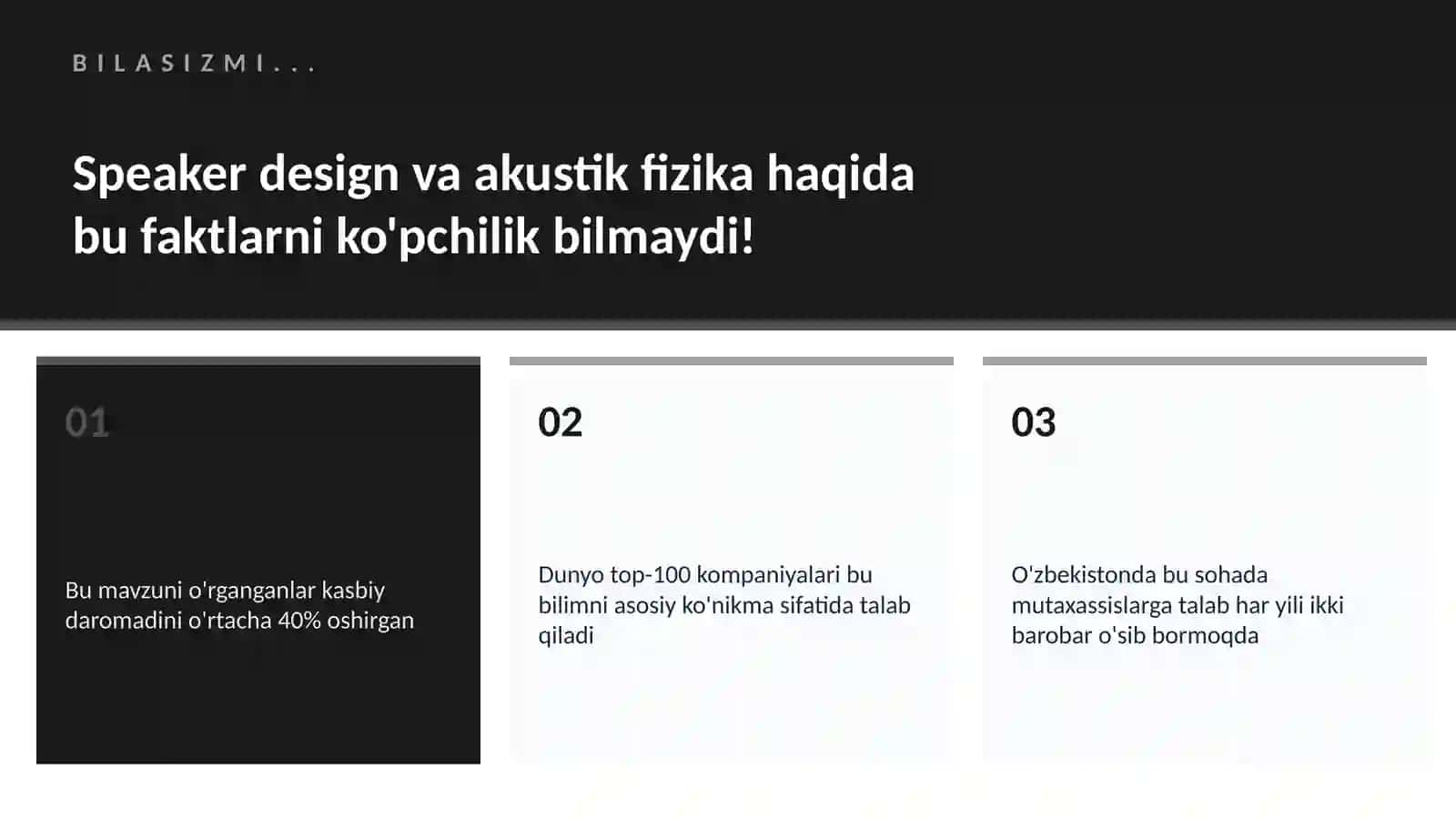 Speaker design va akustik fizika 2