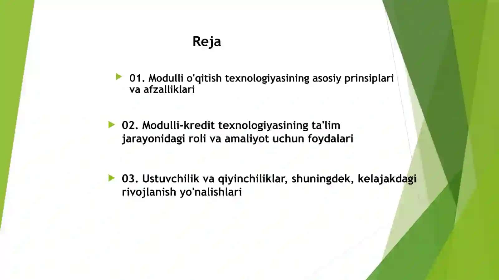 Modullio'qitish texnologiyasi 2
