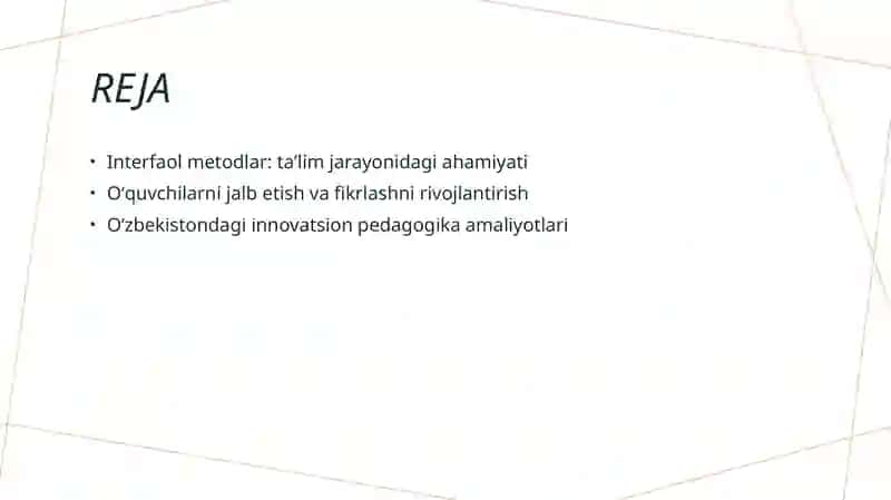 Interfaol metodlar 2